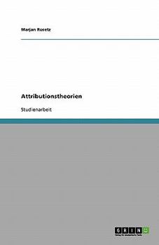 Paperback Attributionstheorien [German] Book