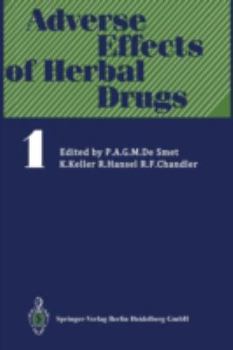 Paperback Adverse Effects of Herbal Drugs Book