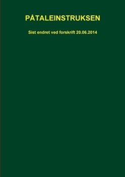 Paperback Påtaleinstruksen [Norwegian] Book