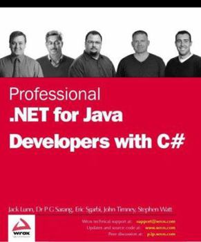 Paperback Professional .Net for Java Developers with C# Book