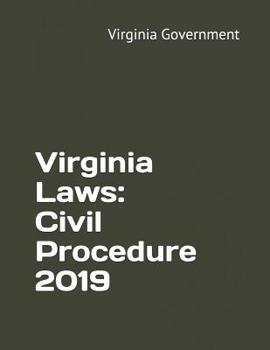 Paperback Virginia Laws: Civil Procedure 2019 Book