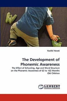 Paperback The Development of Phonemic Awareness Book