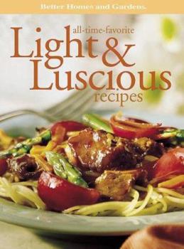 Hardcover All Time Favorite Light & Luscious Recipes Book