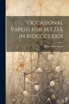 Paperback Occasional Papers for M.E.D.S. in Mdccclxxix Book