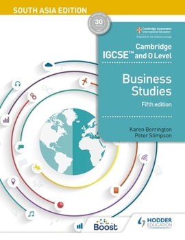 Paperback Cambridge IGCSE and O Level Business Studies 5th edition Sou Book