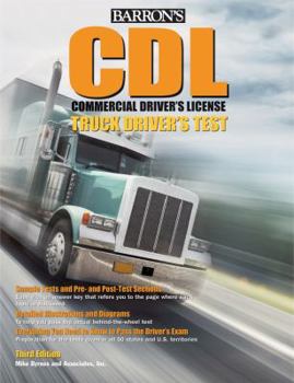 Paperback Barron's CDL Commercial Driver's License Truck Driver's Test Book