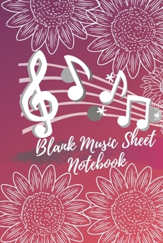 Blank Music Sheet Notebook: Music Manuscript Paper, Staff Paper, Music Notebook 11 Staves, 6 x 9 , A4, 100 pages, Golden Primium Journal (Music Composition Books): Blank Music Sheet Notebook