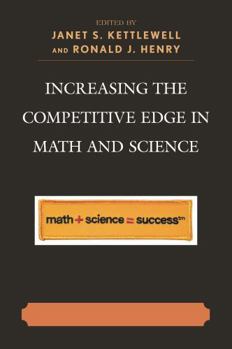 Paperback Increasing the Competitive Edge in Math and Science Book