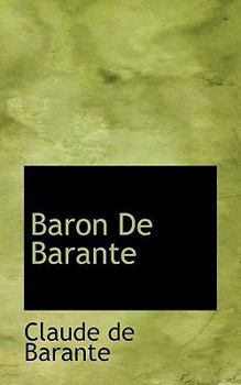 Paperback Baron de Barante [French] Book