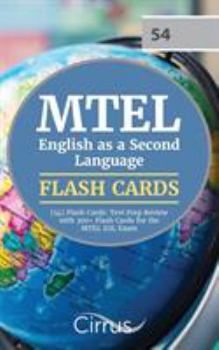 Paperback MTEL English as a Second Language (54) Flash Cards: Test Prep Review with 300+ Flash Cards for the MTEL ESL Exam Book