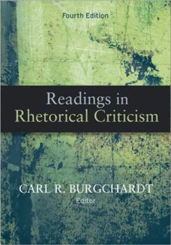 Hardcover Readings in Rhetorical Criticism Book