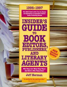 Paperback Insider's Guide to Book Editors, Publishers, and Literary Agents, 1996-1997 Book