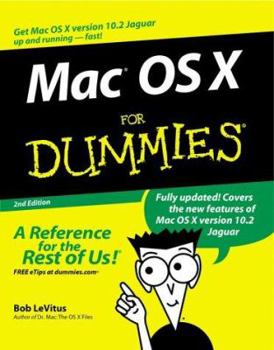 Paperback Mac OS X for Dummies Book