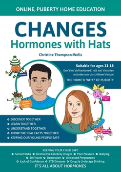 Paperback Changes-Hormones with Hats - Puberty - Home Learning: Online, Puberty Home Educatiion Book