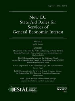 Paperback New EU State Aid Rules for Services of General Economic Interest Book