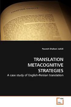 Paperback Translation Metacognitive Strategies Book