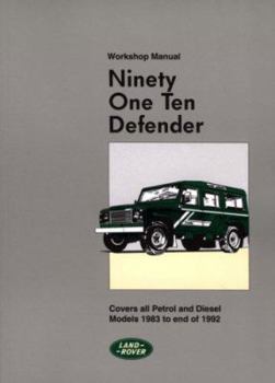 Paperback Land Rover 90/110 Defend. Wsm Book