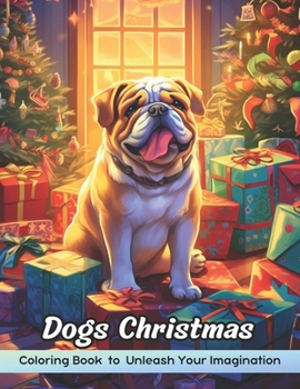 Paperback Dogs Christmas Coloring Book: Amazing Christmas Coloring Book Featuring A Collection of Dogs and Festive Holiday Scenes for Stress Relief and Relaxa Book