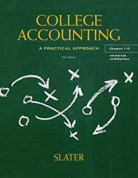 Paperback College Accounting, Chapters 1-12: A Practical Approach [With Study Guide] Book