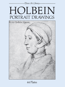 Paperback Holbein Portrait Drawings Book