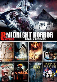DVD 8-Film Midnight Horror Collection Volume 13 Book