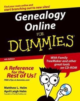 Paperback Genealogy Online for Dummies Book