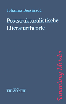 Paperback Poststrukturalistische Literaturtheorie [German] Book