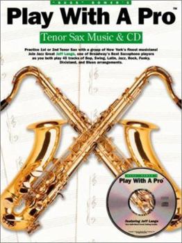 Paperback Play With a Pro: Tenor Sax Book