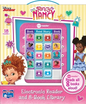 Hardcover Disney Junior Fancy Nancy: Me Reader Electronic Reader and 8-Book Library Sound Book Set [With Audio Player and Battery] Book