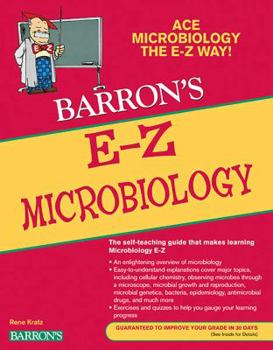 Paperback Barron's E-Z Microbiology Book
