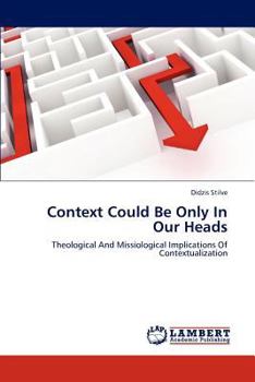 Paperback Context Could Be Only in Our Heads Book