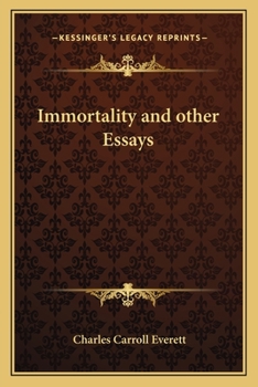 Paperback Immortality and other Essays Book