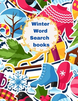 Paperback Winter Word Search Books: large Print Crossword Puzzles for Adults and Kids. Great gift for The Holiday. Book