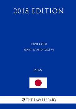 Paperback Civil Code (Part IV and Part V) (Japan) (2018 Edition) Book