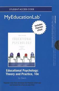 Paperback Educational Psychology Student Access Code Includes Pearson eText: Theory and Practice Book