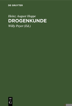 Hardcover Drogenkunde [German] Book
