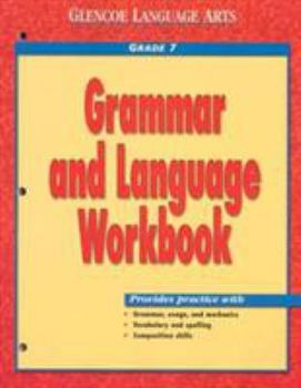 Paperback Glencoe Language Arts, Grade 7, Grammar and Language Workbook Book