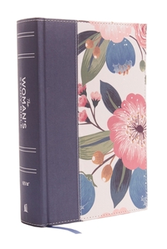 Hardcover NIV, the Woman's Study Bible, Cloth Over Board, Blue Floral, Full-Color: Receiving God's Truth for Balance, Hope, and Transformation Book