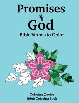 Paperback Promises of God Bible Verses to Color Book