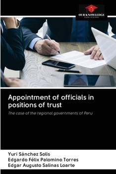 Paperback Appointment of officials in positions of trust Book