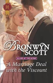 Mass Market Paperback A Marriage Deal with the Viscount (Allied at the Altar, 1) Book
