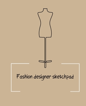 Paperback Fashion designer sketchpad: Fashion Sketchpad: 200 Figure Templates for Designing Looks (Sketchpads) YAS! Book