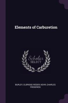 Paperback Elements of Carburetion Book