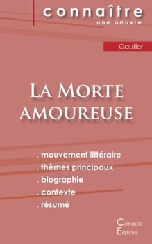 Paperback Fiche de lecture La Morte amoureuse de Théophile Gautier (Analyse littéraire de référence et résumé complet) [French] Book
