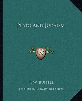 Paperback Plato And Judaism Book