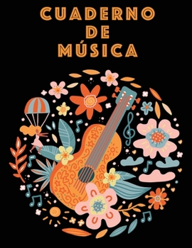 Cuaderno De Musica: Músicos Composición Libro Instrumento Manuscrito Personal Papel Piano Guitarra Estándar 13 Bastón Cuaderno grande / Diario Regalo ... Tapa blanda, Acabado mate (Spanish Edition)