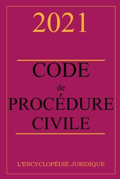 Paperback Code de Procédure civile 2021 [French] Book