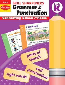 Paperback Skill Sharpeners: Grammar & Punctuation, Kindergarten Workbook Book