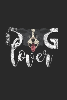 Paperback Border Collie Notebook: Diary Journal 6x9 inches with 120 Dot Grid Pages Book