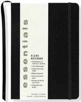 Essentials Blank Notebook, Small, A6 Size (Journal, Sketchbook, Diary)